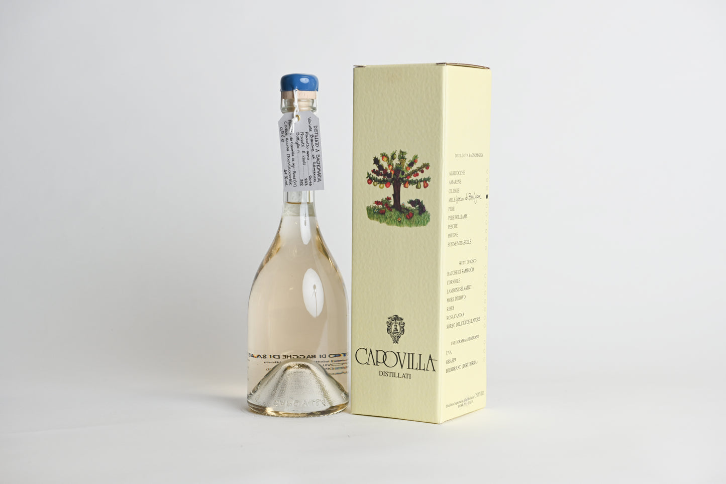 GRAPPA CAPOVILLA - BACCHE DI SAMBUCO